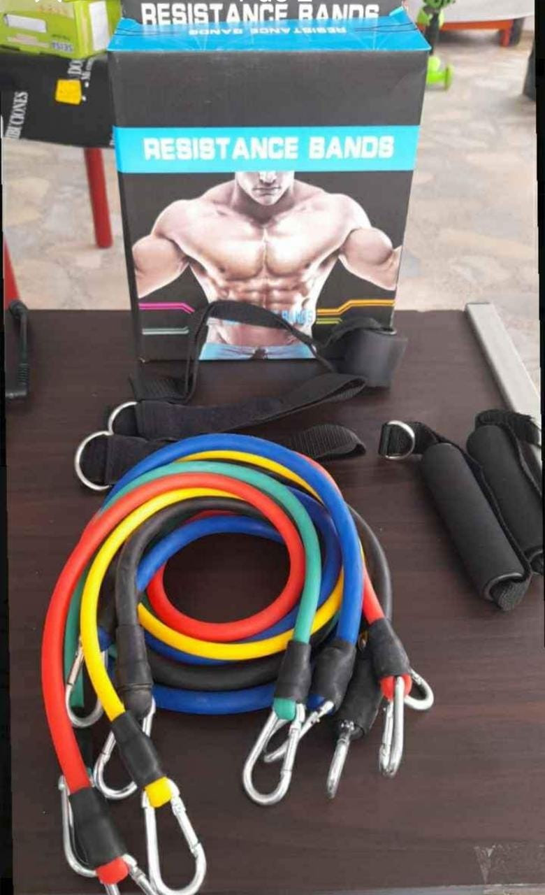 Kit bandas elasticas tubulares 11 piezas